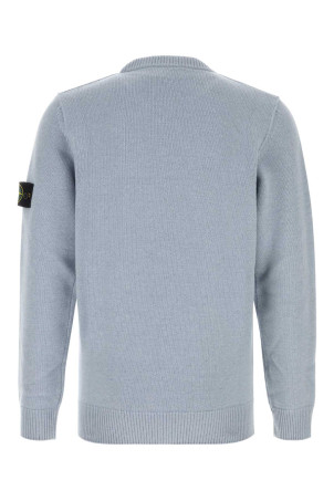Light blue wool blend sweater STONE ISLAND (L2S155100072S00A3)