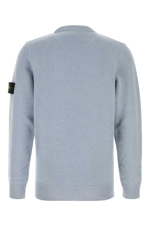 Light blue wool blend sweater STONE ISLAND (L2S155100072S00A3)