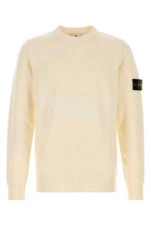 Ivory wool blend sweater White STONE ISLAND (L2S155100072S00A3)