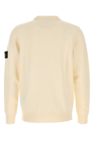 Ivory wool blend sweater White STONE ISLAND (L2S155100072S00A3)