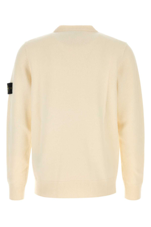 Ivory wool blend sweater White STONE ISLAND (L2S155100072S00A3)