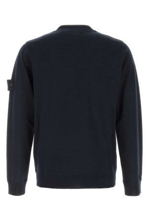 Midnight blue wool sweater Black STONE ISLAND (L2S155100074S00FC)