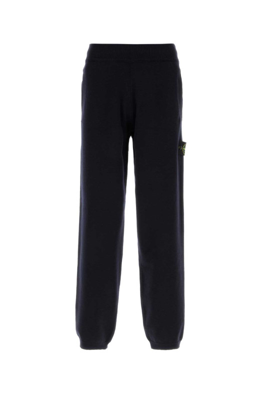 Midnight blue wool blend joggers Black STONE ISLAND (L2S155200001S01A1)