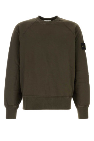 Khaki cotton sweatshirt STONE ISLAND (L2S156100008S0051)