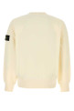 Ivory cotton sweatshirt White STONE ISLAND (L2S156100008S0051)