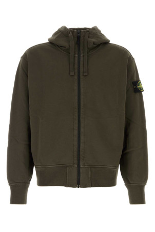 Brown cotton sweatshirt STONE ISLAND (L2S156100009S0051)