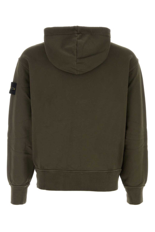 Brown cotton sweatshirt STONE ISLAND (L2S156100009S0051)