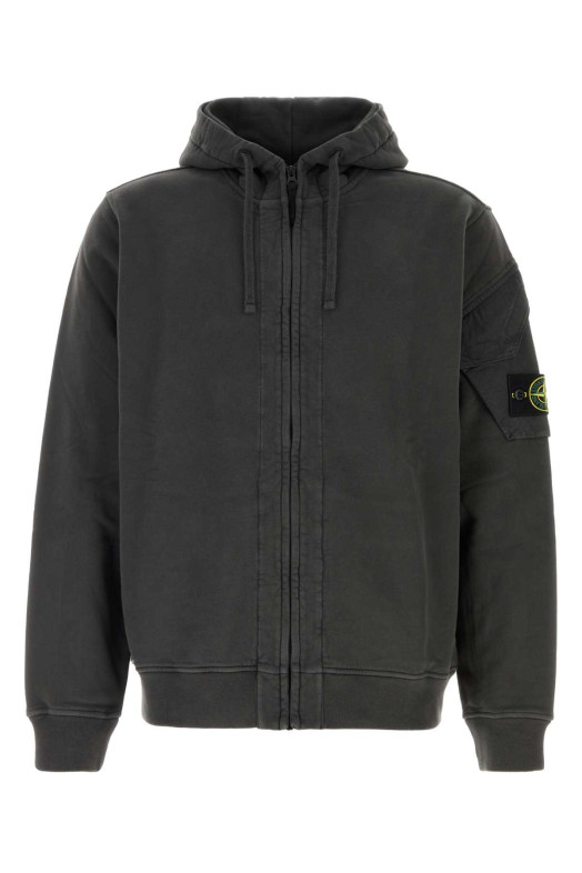 Dark grey cotton sweatshirt STONE ISLAND (L2S156100016S0A20)