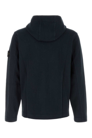 Navy blue cotton sweatshirt Black STONE ISLAND (L2S156100020S0472)