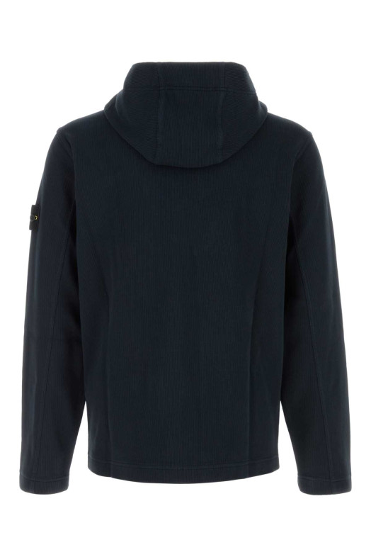 Navy blue cotton sweatshirt Black STONE ISLAND (L2S156100020S0472)
