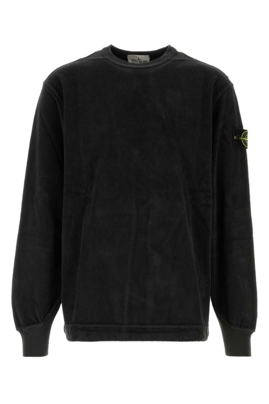 Charcoal corduroy sweatshirt STONE ISLAND (L2S156100030S0444)