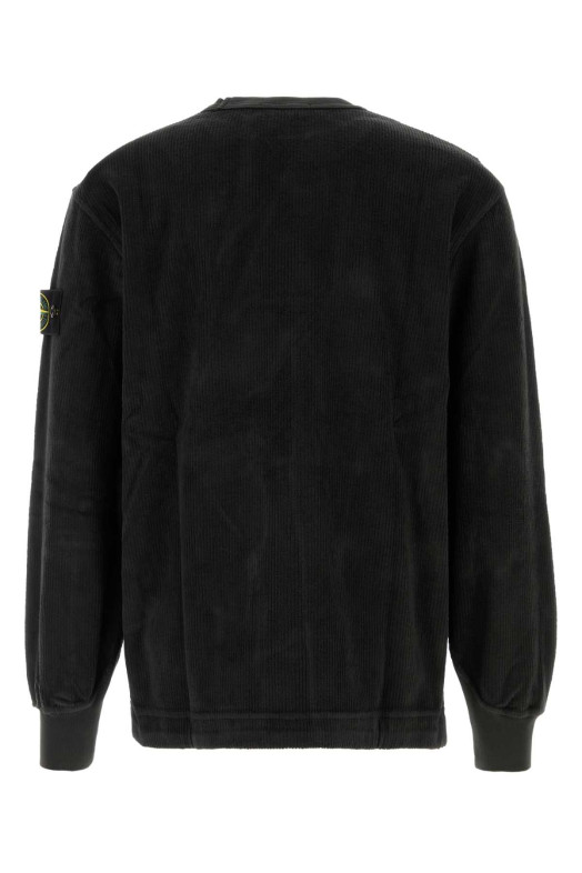 Charcoal corduroy sweatshirt STONE ISLAND (L2S156100030S0444)