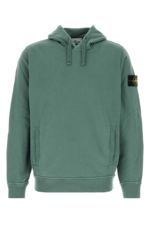 Green cotton sweatshirt STONE ISLAND (L2S156100048S0A20)