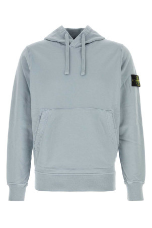 Powder blue cotton sweatshirt STONE ISLAND (L2S156100062S0051)