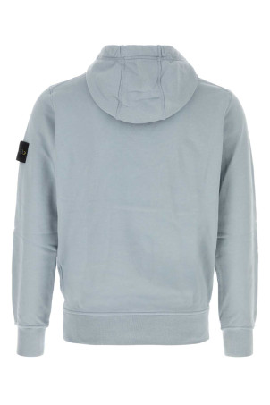 Powder blue cotton sweatshirt STONE ISLAND (L2S156100062S0051)