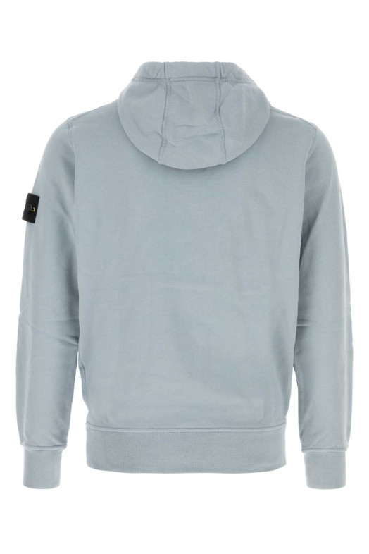 Powder blue cotton sweatshirt STONE ISLAND (L2S156100062S0051)