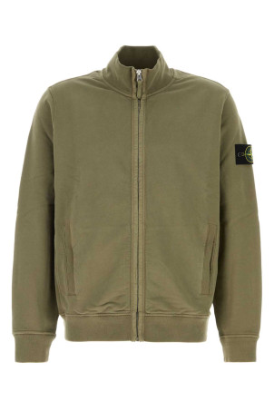 Army green cotton sweatshirt STONE ISLAND (L2S156100066S0A20)