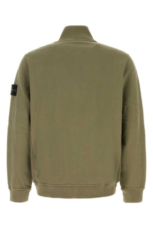 Army green cotton sweatshirt STONE ISLAND (L2S156100066S0A20)