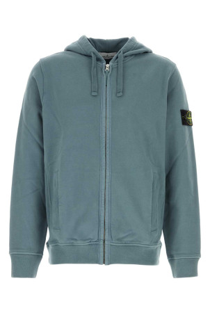 Air force blue cotton sweatshirt STONE ISLAND (L2S156100067S0A20)