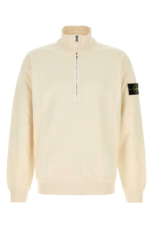 Ivory cotton sweatshirt White STONE ISLAND (L2S156100068S0A20)
