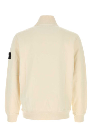 Ivory cotton sweatshirt White STONE ISLAND (L2S156100068S0A20)