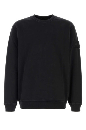 Slate stretch cotton sweatshirt Black STONE ISLAND (L2S156100069S0F53)