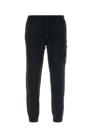 Slate cotton joggers Black STONE ISLAND (L2S156200010S0051)