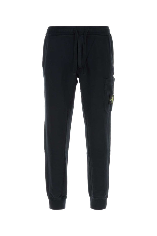 Slate cotton joggers Black STONE ISLAND (L2S156200010S0051)
