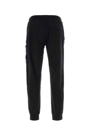 Black cotton joggers Black STONE ISLAND (L2S156200010S0051)