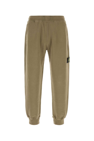 Army green cotton joggers STONE ISLAND (L2S156200012S0A20)