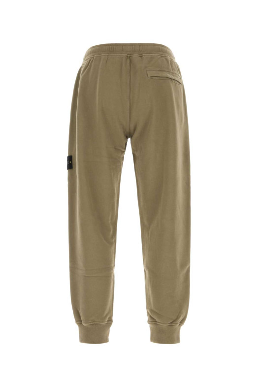 Army green cotton joggers STONE ISLAND (L2S156200012S0A20)
