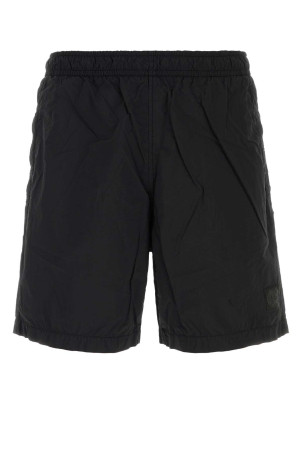 Black nylon bermuda shorts Black STONE ISLAND (L2S15B100002S00F6)