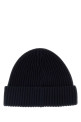 Midnight blue wool beanie hat Black STONE ISLAND (L2S15N100002S00C3)