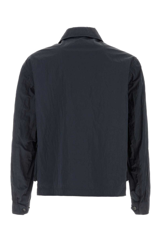 Dark blue nylon windbreaker STONE ISLAND (L2S15Q100008S0405)