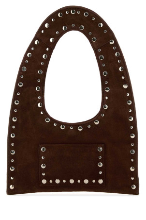 Brown suede mini Franca handbag Brown GIMAGUAS (MINIFRANCABAG)