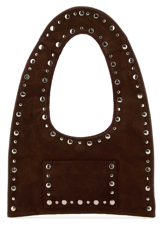 Brown suede mini Franca handbag Brown GIMAGUAS (MINIFRANCABAG)