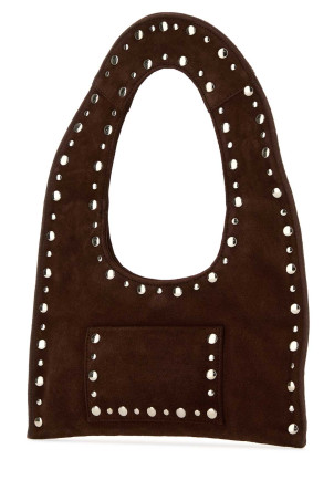 Brown suede mini Franca handbag Brown GIMAGUAS (MINIFRANCABAG)