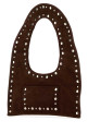 Brown suede mini Franca handbag Brown GIMAGUAS (MINIFRANCABAG)