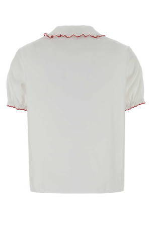 White poplin shirt MIU MIU (MK2038SOOO197F)