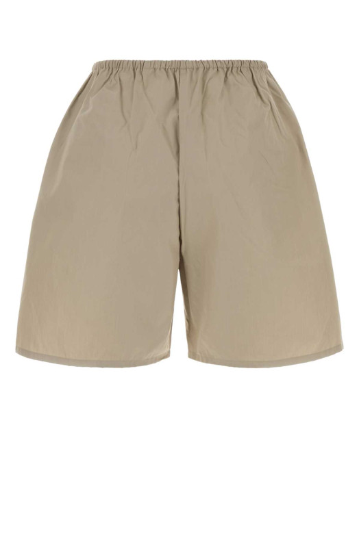 Sand poplin bermuda shorts MIU MIU (MP2026SOOO12NS)