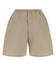 Sand poplin bermuda shorts MIU MIU (MP2026SOOO12NS)