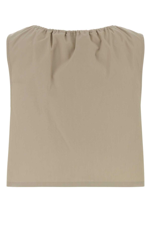 Sand panama top MIU MIU (MT2240SOOO12NS)