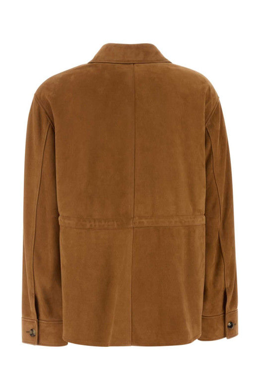 Caramel suede jacket Beige LOEWE (S359Y34LBQ)