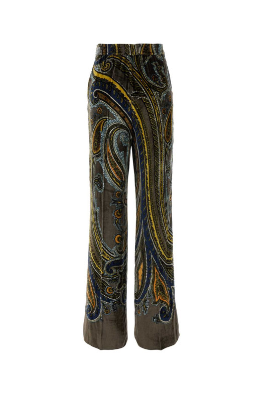 Printed velvet palazzo pant ETRO (WREA0014AK1FD)