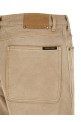 Journey Russell trousers with check lapels Beige