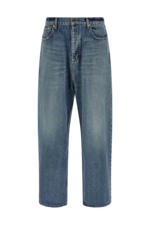 Distressed baggy jeans Blue