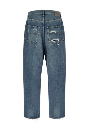 Distressed baggy jeans Blue