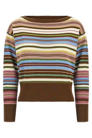 'WkdZinnia' striped sweater Multicolor