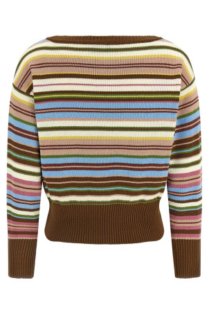 'WkdZinnia' striped sweater Multicolor
