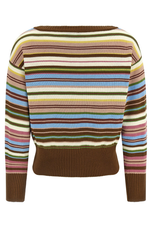 'WkdZinnia' striped sweater Multicolor